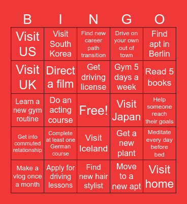 2024 Bingo Card Bingo Card