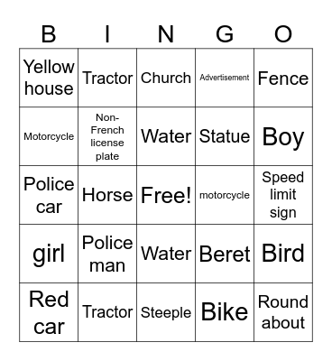 Auto Bingo Card