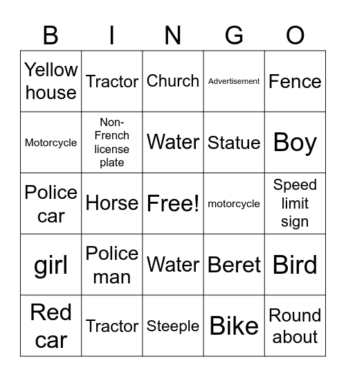 Auto Bingo Card