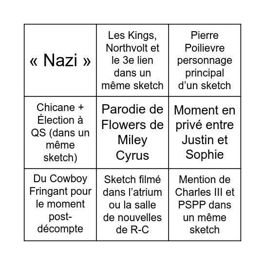 MOYEN Bingo Card