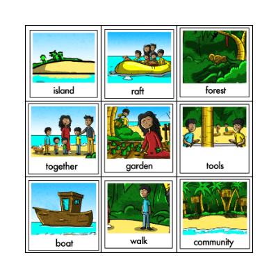 Vocabulary Bingo Card