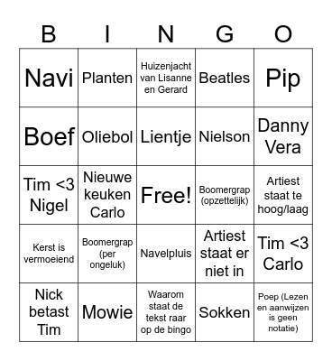 ( ͡° ͜ʖ ͡°)Bingo( ͡° ͜ʖ ͡°) Bingo Card