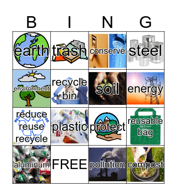 Earth Day Everyday Bingo Card