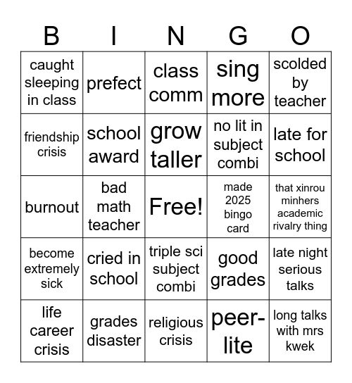 2024 bingo card Bingo Card