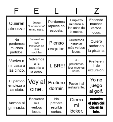 ¡FELIZ 2024! Bingo Card