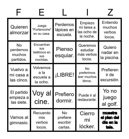 ¡FELIZ 2024! Bingo Card