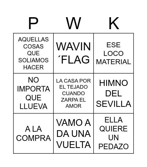 NOCHEVIEJA 2024 Bingo Card