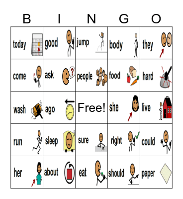 ULS 05 HEALTH Bingo Card