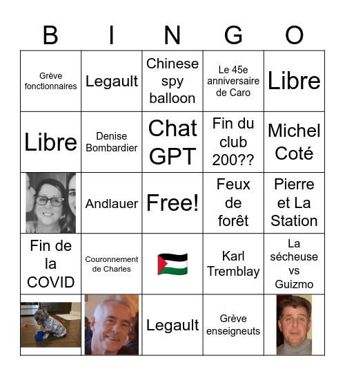 Bingo 2023 Bingo Card