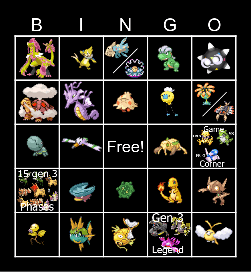 Shiny Bingo 2023 Bingo Card