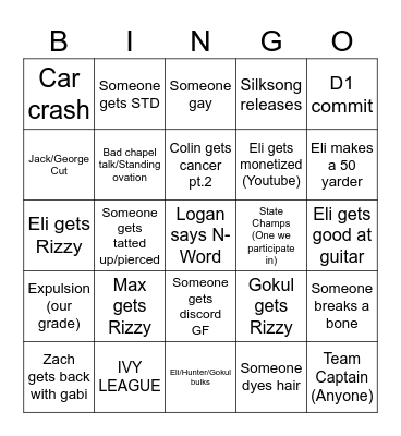 2024 bingo Card
