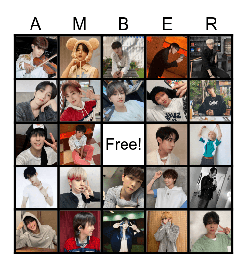 Ambers Ult Biases Bingo Card