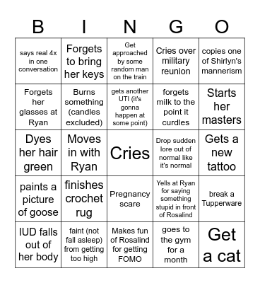 Nadia's 2024 Bingo Card
