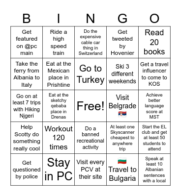 2024 Bingo Card