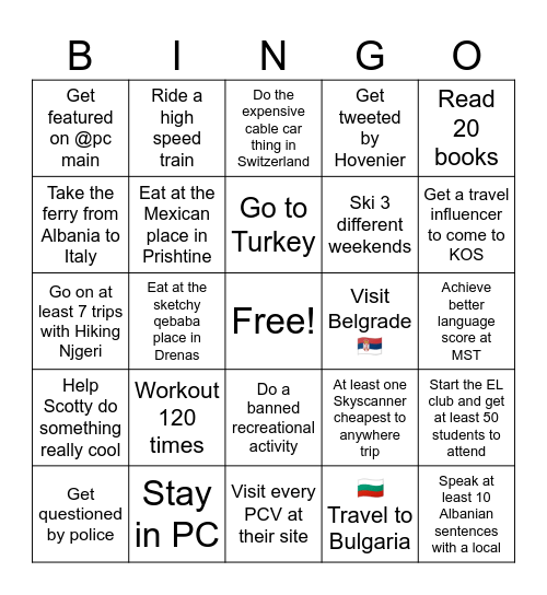 2024 Bingo Card