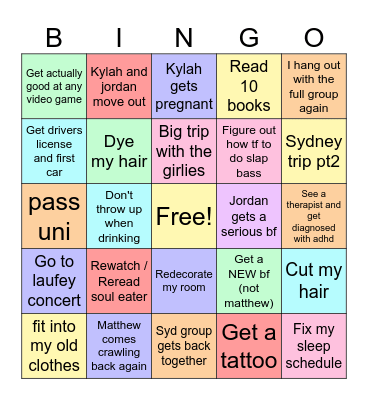 2024 Bingo Card