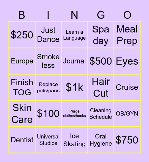 2024 BINGO Card