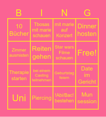 2024 Bingo Card