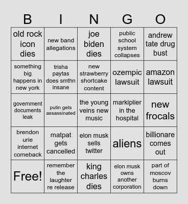 2024 BINGO Card