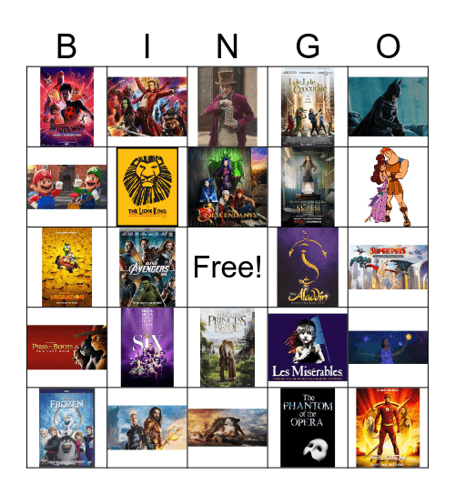 Landon PARTY! Bingo Card