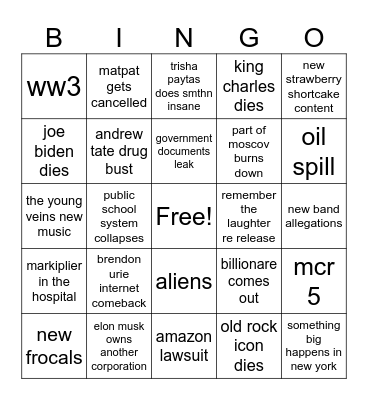2024 BINGO Card
