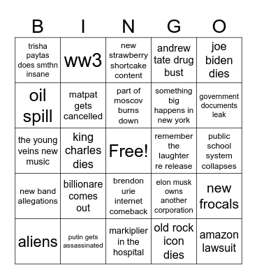 2024 BINGO Card