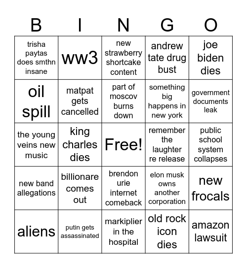 2024 BINGO Card