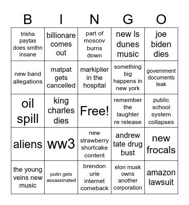 2024 BINGO Card