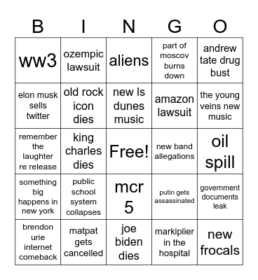 2024 BINGO Card