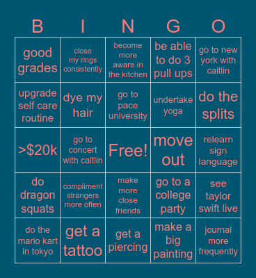 2024 Bingo Card