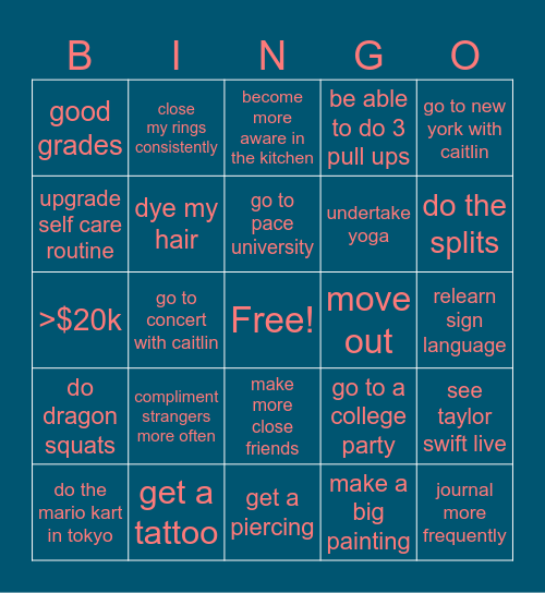 2024 Bingo Card