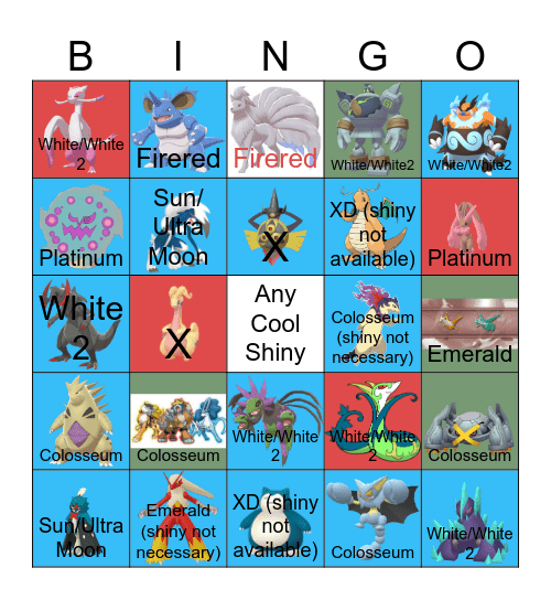 2024 Pokémon Hit List Bingo Card
