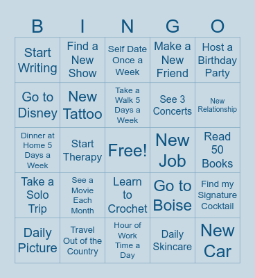 2024 Bingo Card