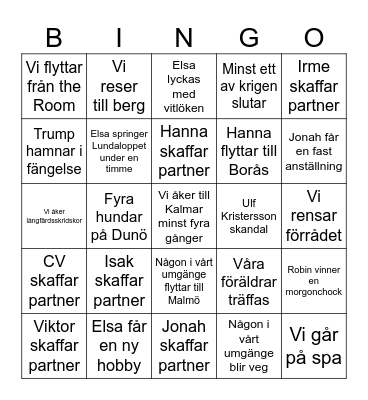 2024 bingo Card