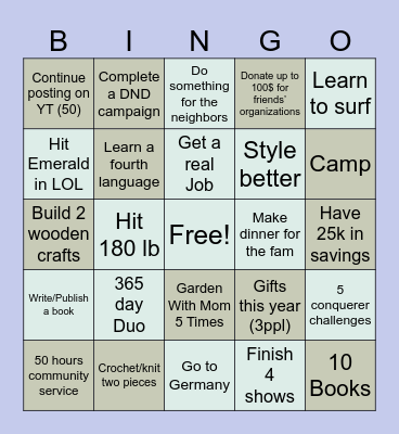 Bill 2024 Bingo Card