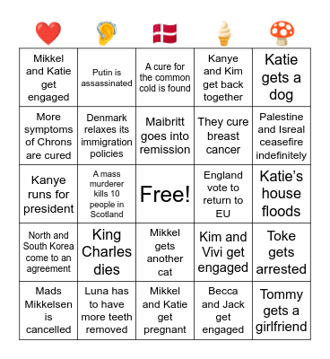 2024 Bingo Card