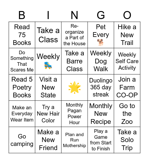 👏2024👏 Bingo Card