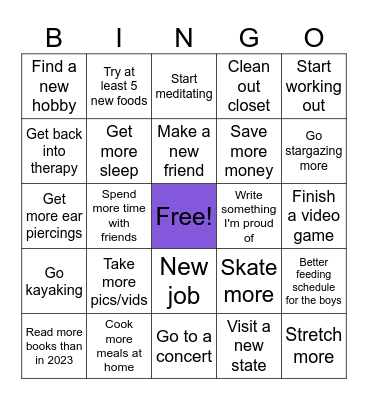 2024 Bingo Card