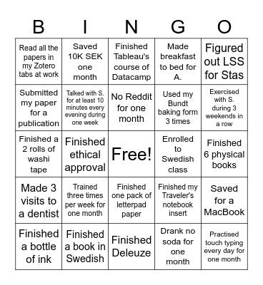 You Can Buy Something! Bingo Card