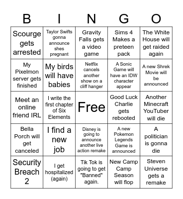 Quartz 2024 Bingo Card