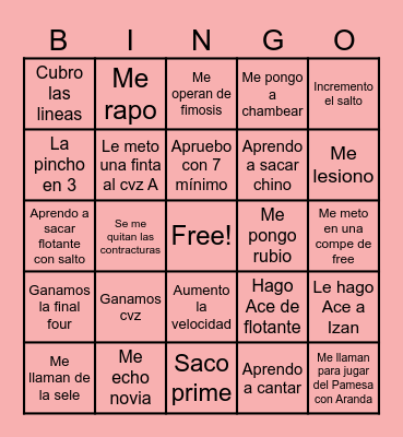 2024 Bingo Card