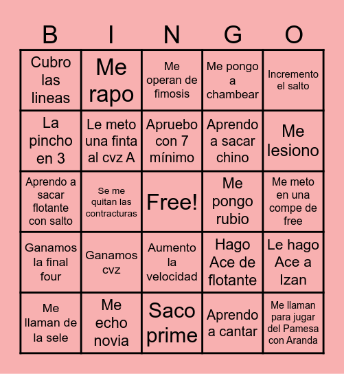 2024 Bingo Card