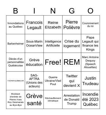 Bingo Info-Man & Bye Bye 2023 Bingo Card