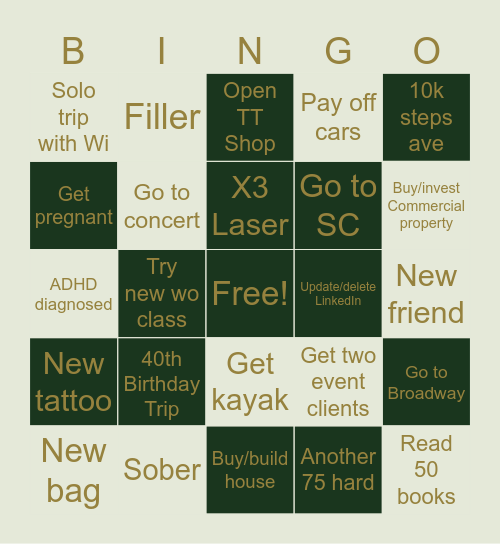 BB 2024 Bingo Card Bingo Card