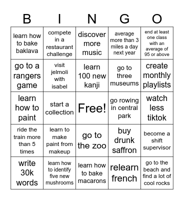 2024 visionary bingo Card