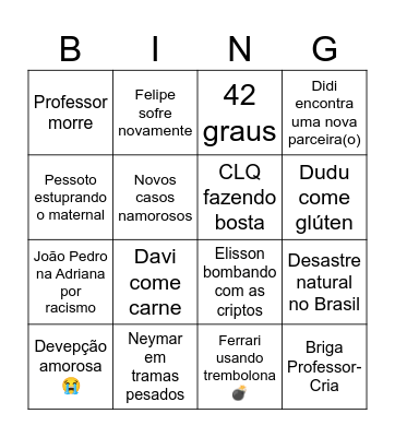 2024 Bingo Card