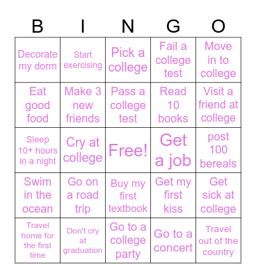 2024 Bingo Card