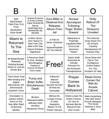 2024 Bingo Card