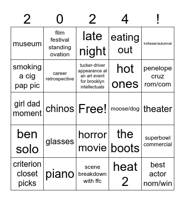 every year is the year of the rat Bingo Card