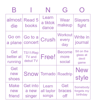 2024 Bingo Card